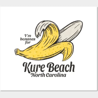 Kure Beach, NC Summertime Vacationing Going Bananas Posters and Art